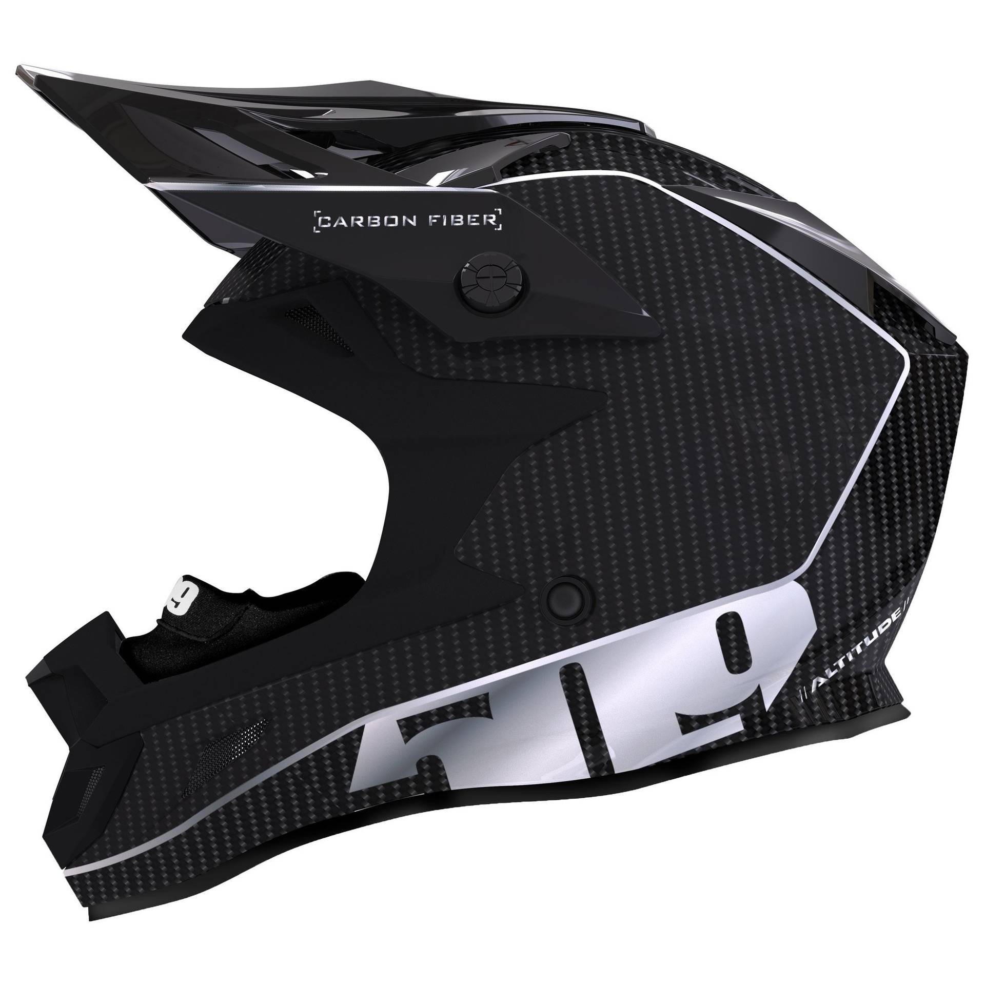 509 Altitude Carbon Fiber Snow Helmet Full Face Helmets