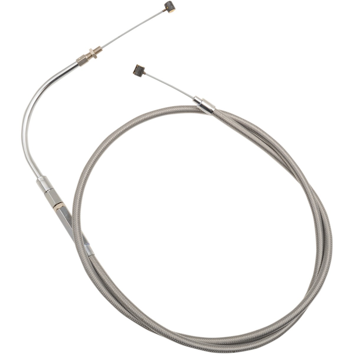 Stainless ClearCoated Clutch Cable +6in. 102851001506