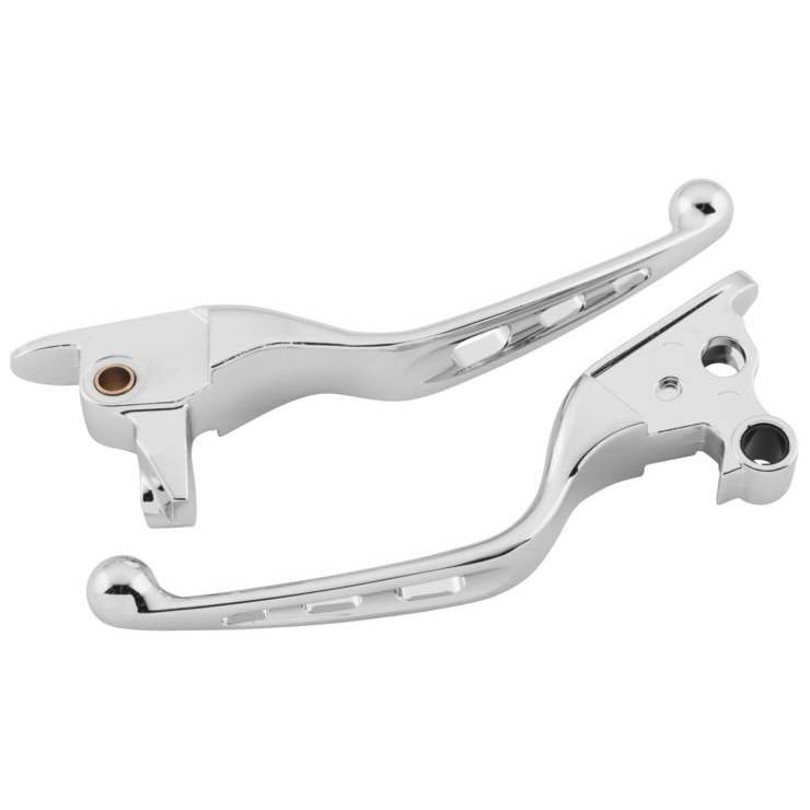 Bikers Choice Tri-Hole Lever Set Chrome - 053818 - Biker's Choice ...