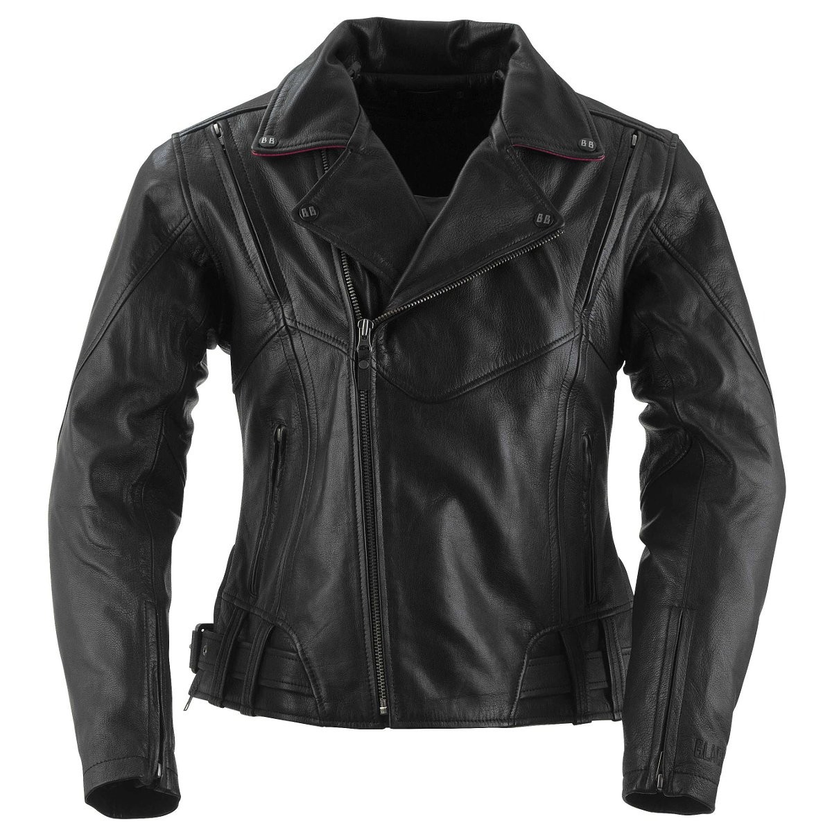 Black Brand Womens Sapphire Leather Leather Jacket - Leather ...