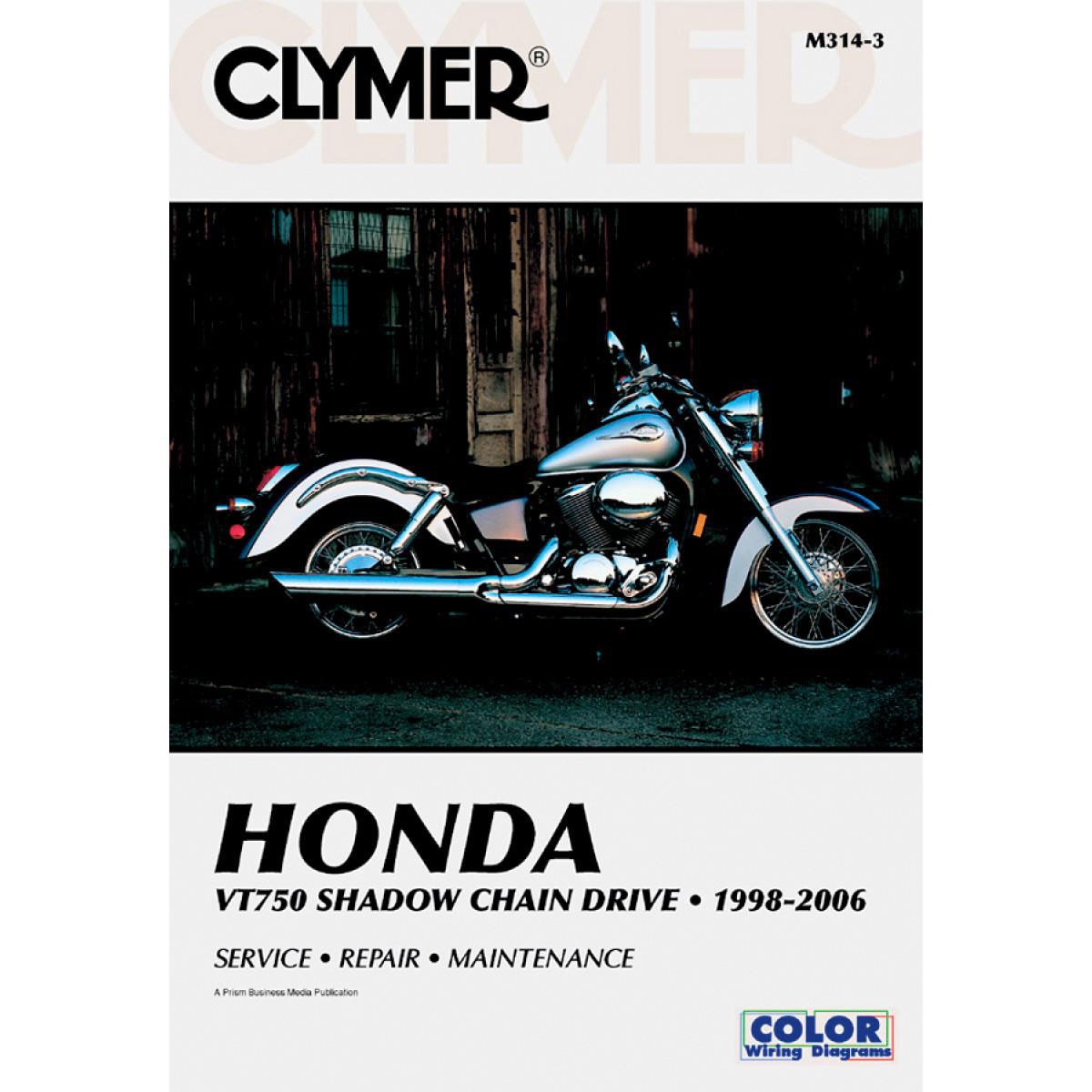 Clymer Repair Manual - Honda VT750 Shadow Chain Drive - M314-3