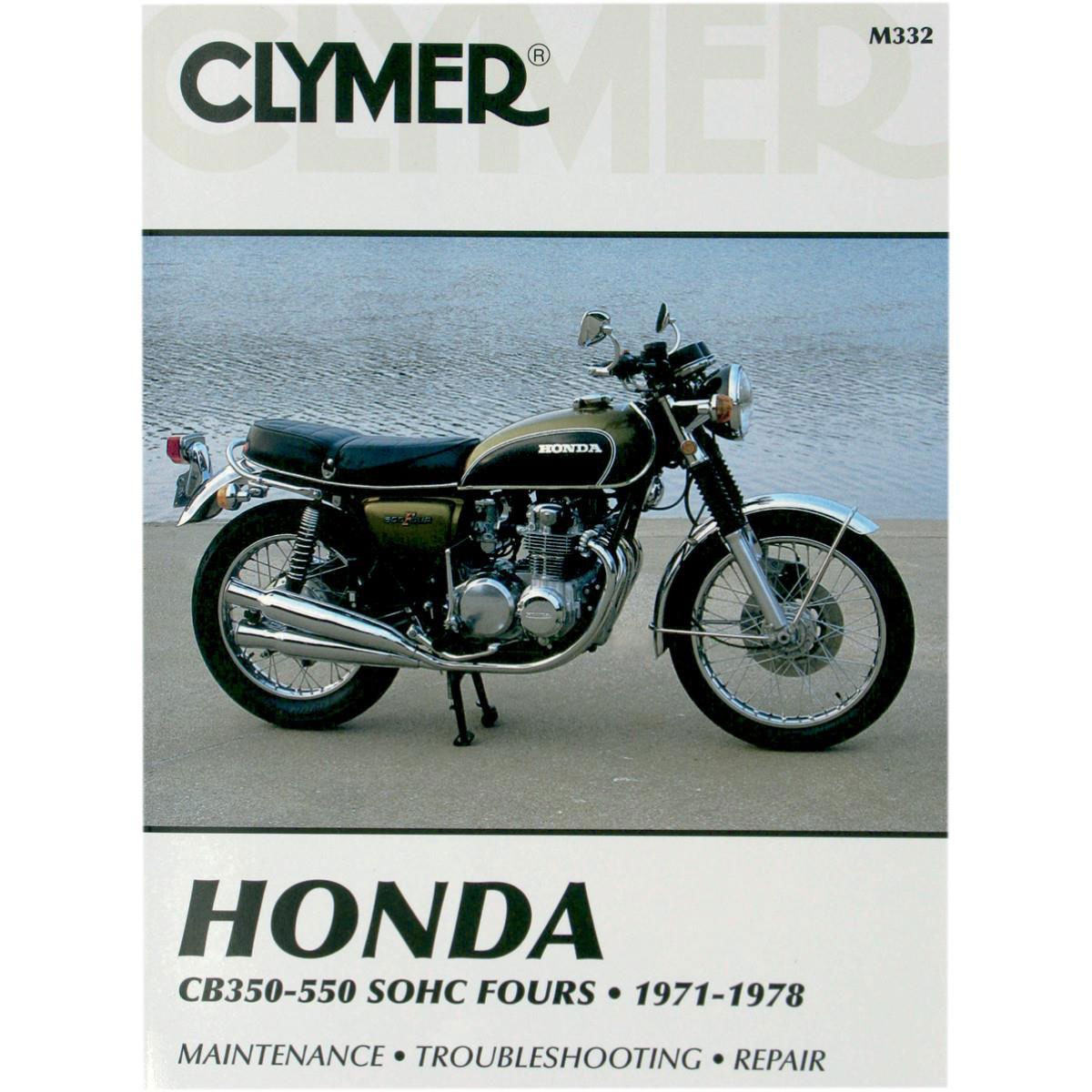 Clymer Repair Manual - Honda CB350-550 SOHC Fours - M332 - Manuals ...