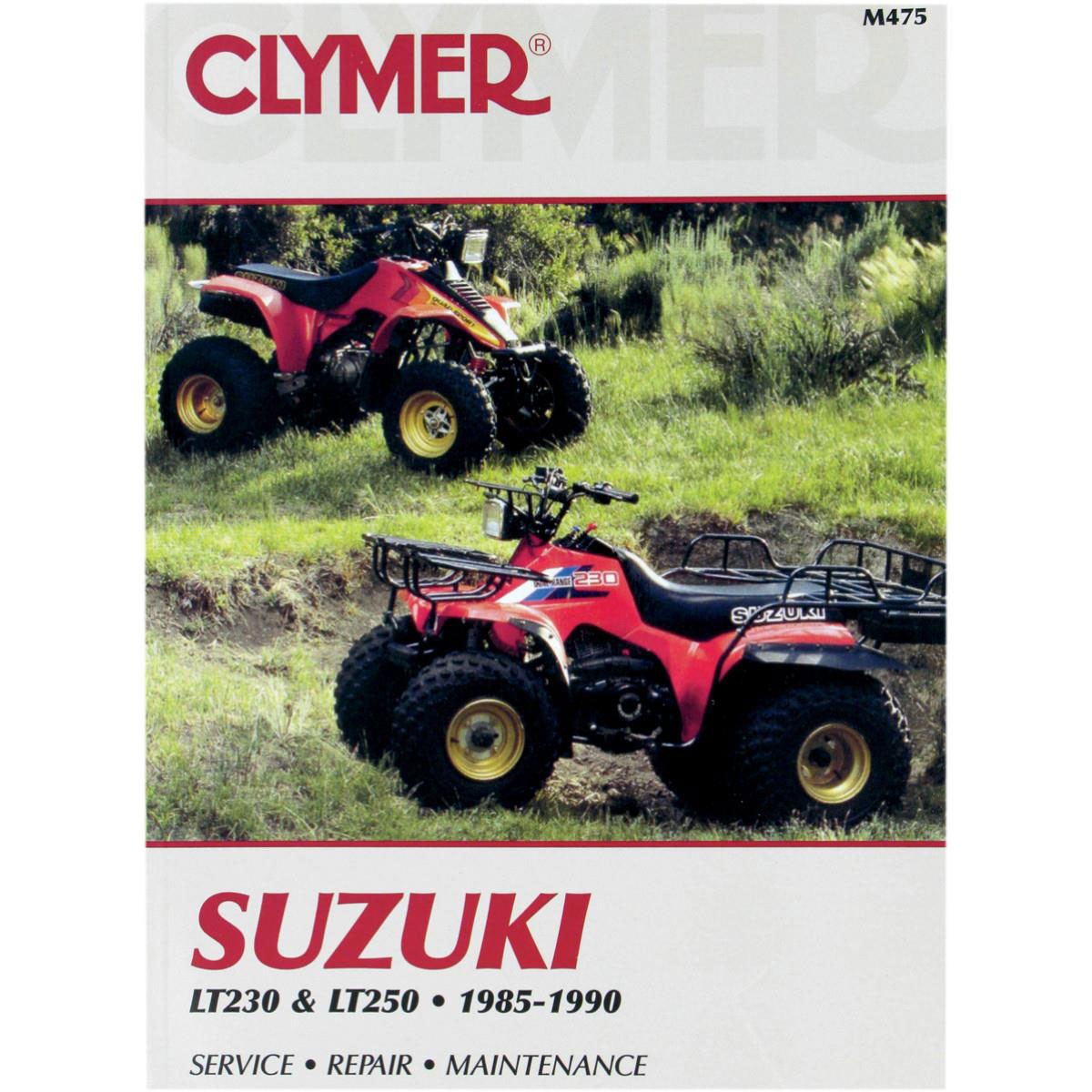 clymer repair manual suzuki atv lt230 250 m475 manuals books rh fortnine ca Suzuki 450 ATV Suzuki 250 QuadSport