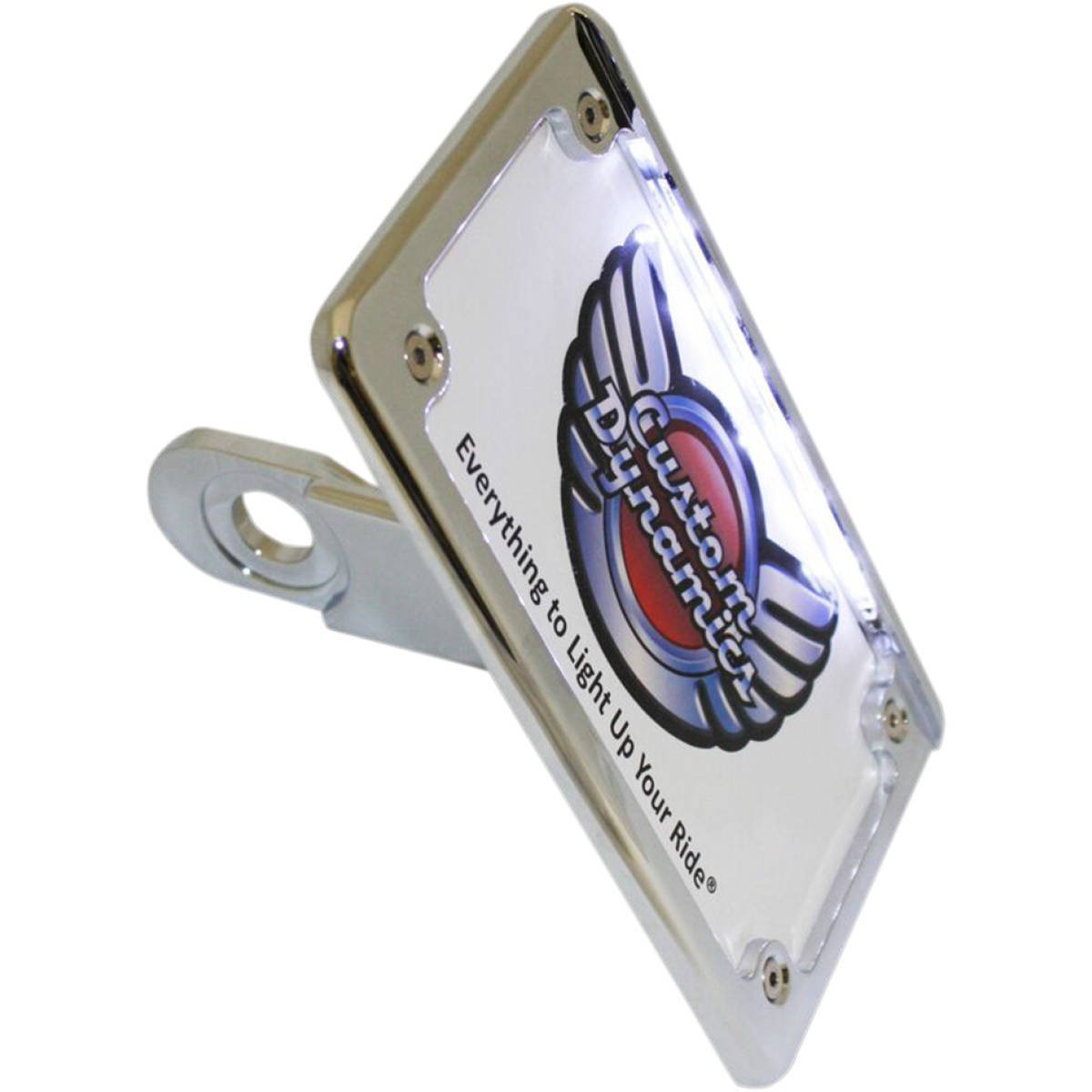 Custom Dynamics 2-in-1 Side Mounted License Plate Mount Chrome - HSS09 ...