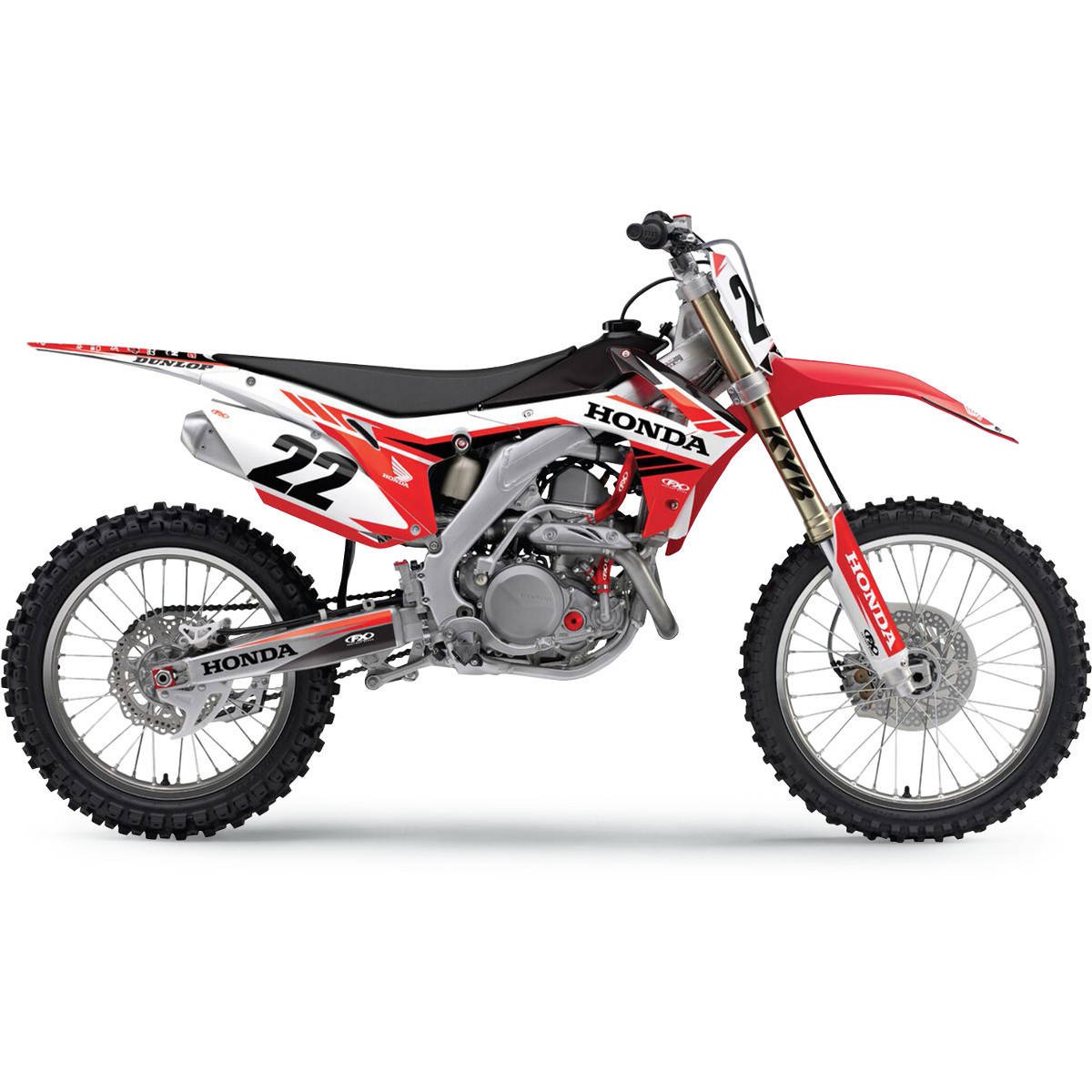 Factory Effex EVO 14 Shroud Graphics Kit - 20-01328 | Honda CRF450R ...