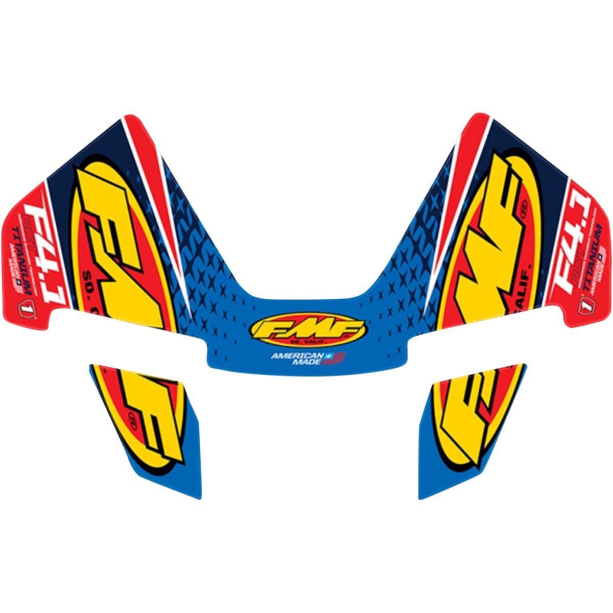 FMF Racing Muffler & Silencer Replacement Decal Factory 4.1 Ti Carbon
