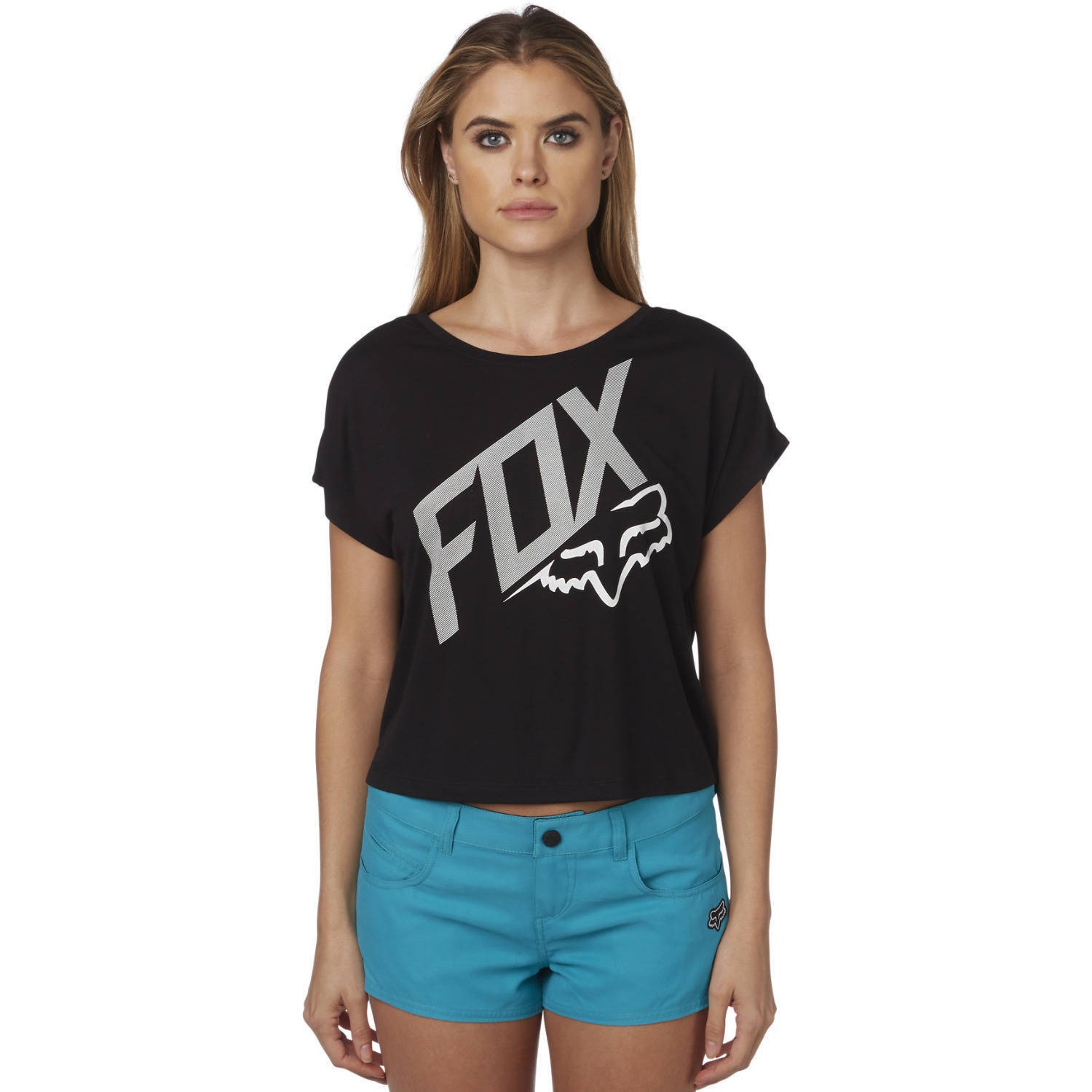 Fox Racing Womens Closed Circuit Crop T-Shirt - Shirts - Clothing ...