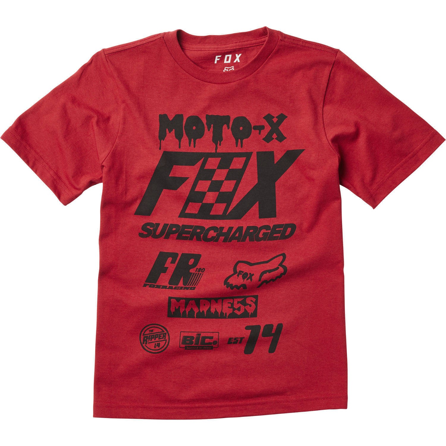 Fox Racing Youth Czar T-Shirt - Shirts - Clothing - Casual Apparel ...