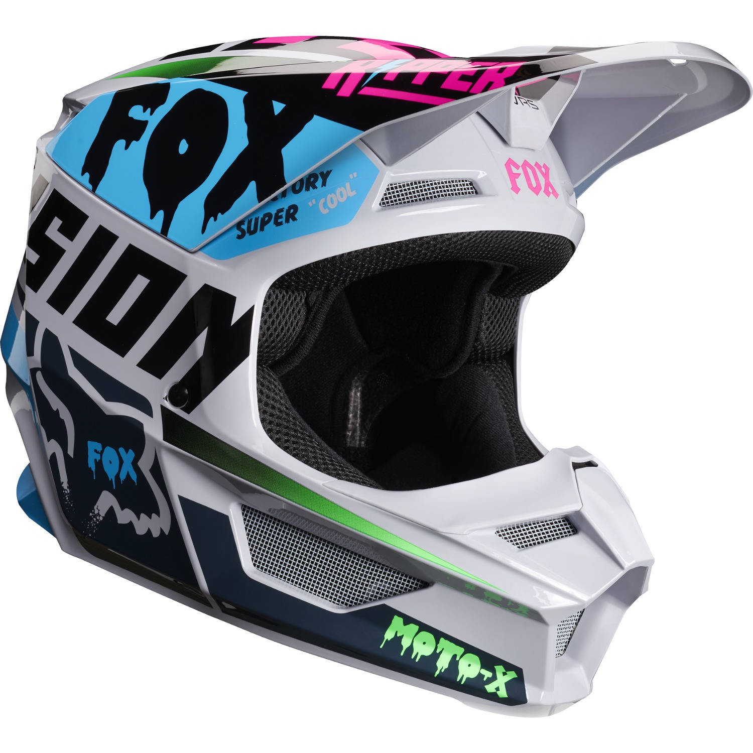 Fox Racing Youth V1 Czar Helmet - Helmets - Dirt Bike | FortNine Canada