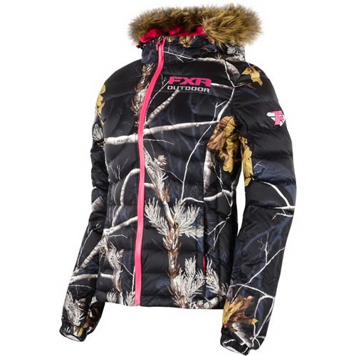 FXR Fuze Down Camouflage Insulated Womens Jacket | FortNine Canada