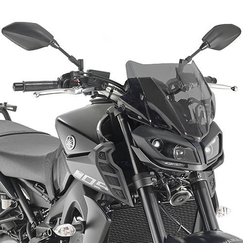 Givi Windshield Smoke - A2132 | Yamaha MT-09 2018 - Windshields ...