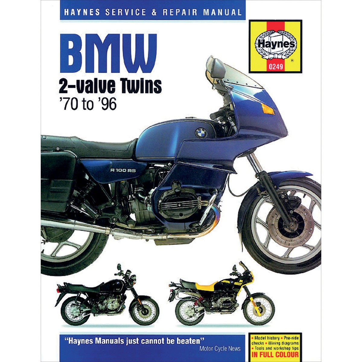 Haynes Repair Manual BMW 2 Valve Twins 0249 Manuals & Books
