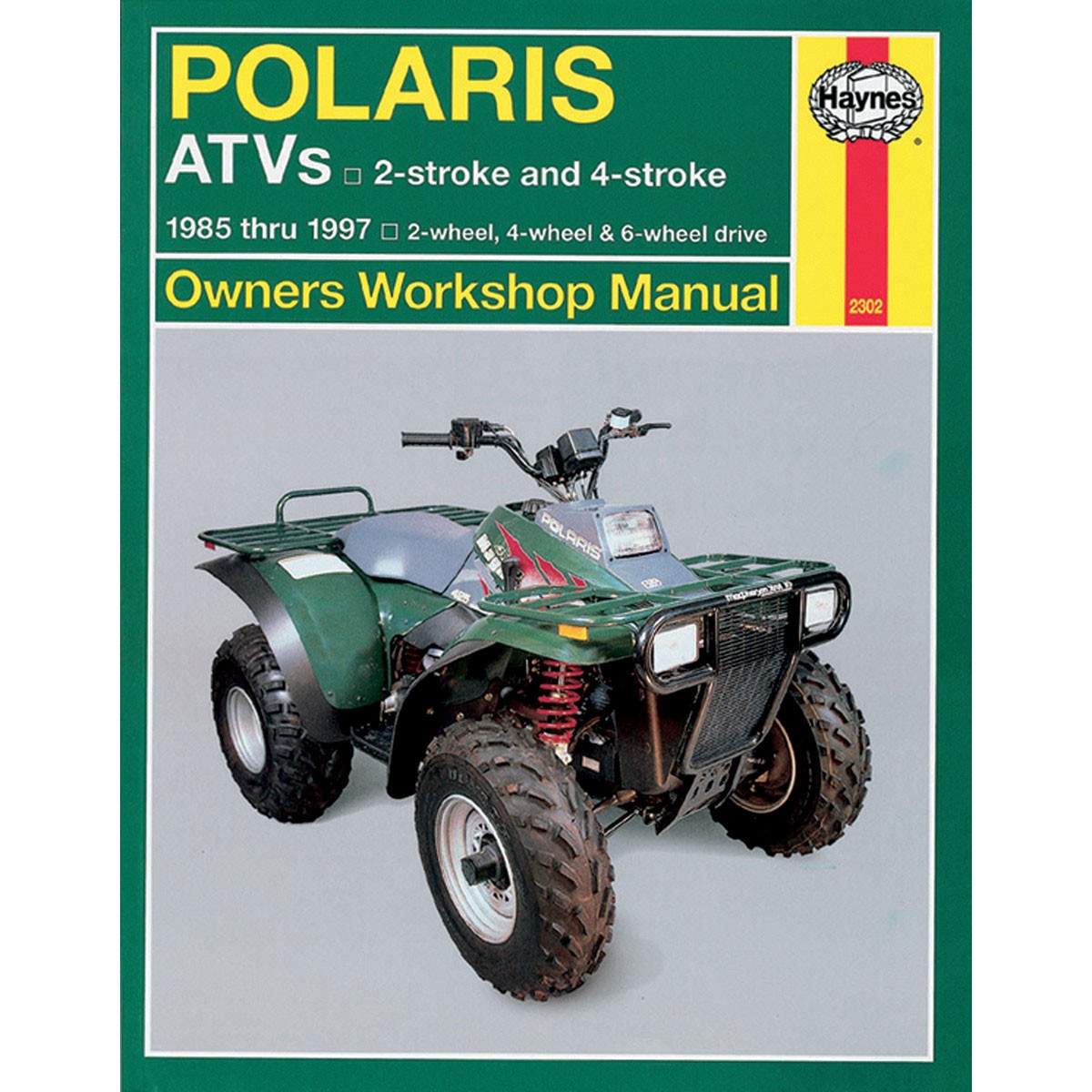 Haynes Repair Manual Polaris ATVs 250500cc 2 Stroke/4Stroke 2302 Manuals & Books Books