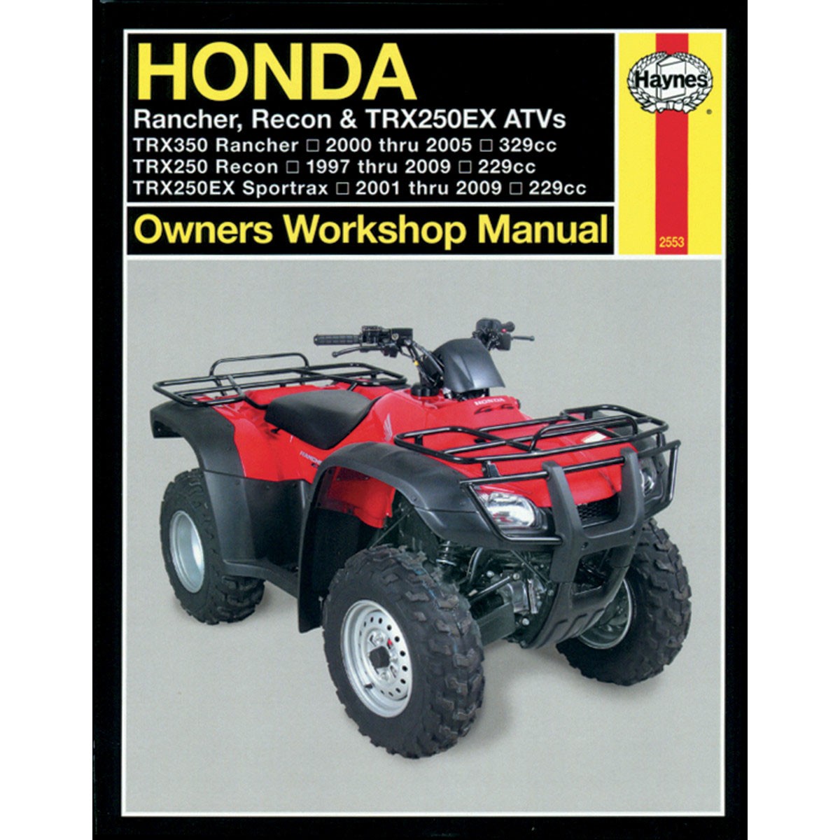 Haynes Repair Manual Honda Rancher Recon Trx250ex Atvs