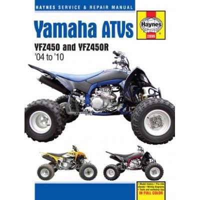 Haynes Repair Manual Yamaha Yfz450 Yfz450r Atvs 2899