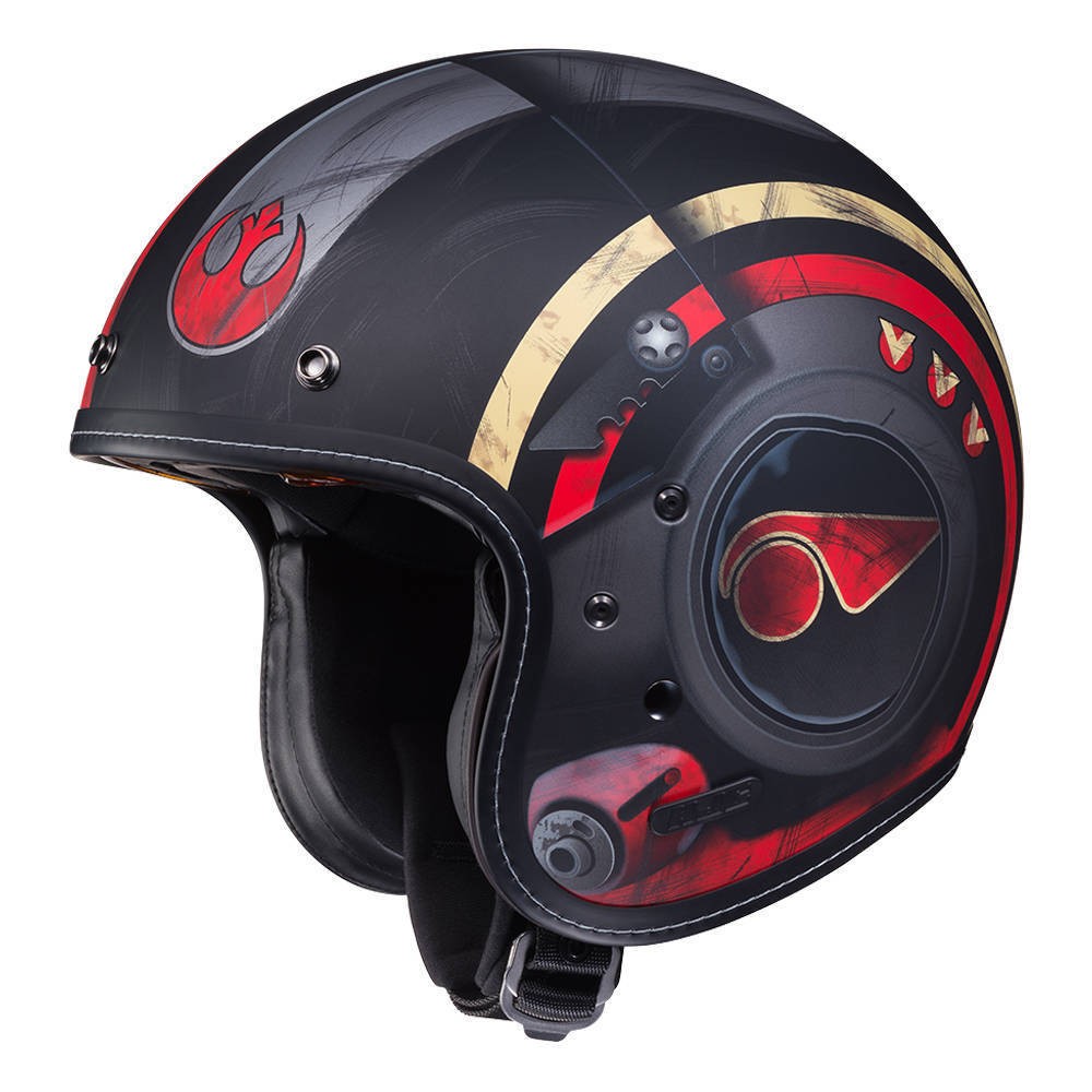 HJC IS-5 Poe Dameron Helmet - Open Face - Motorcycle Helmets ...