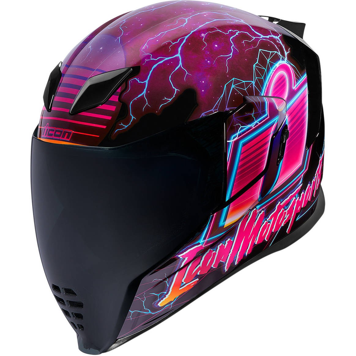 Icon Womens Airflite Synthwave Helmet - Full Face - Motorcycle Helmets
