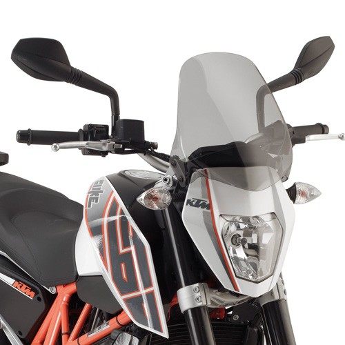 Kappa Universal Windshield Smoked - 245A | KTM 690 Duke 2013-2017 ...