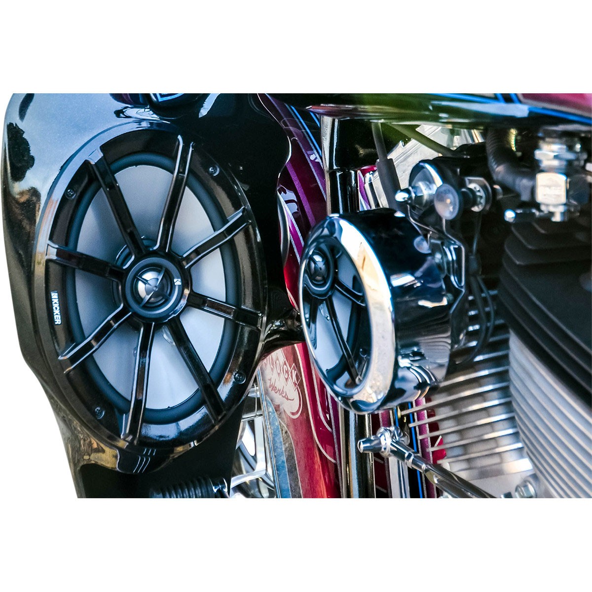 Klock Werks Kicker Audio Kit 44051320NT Speakers Audio Parts