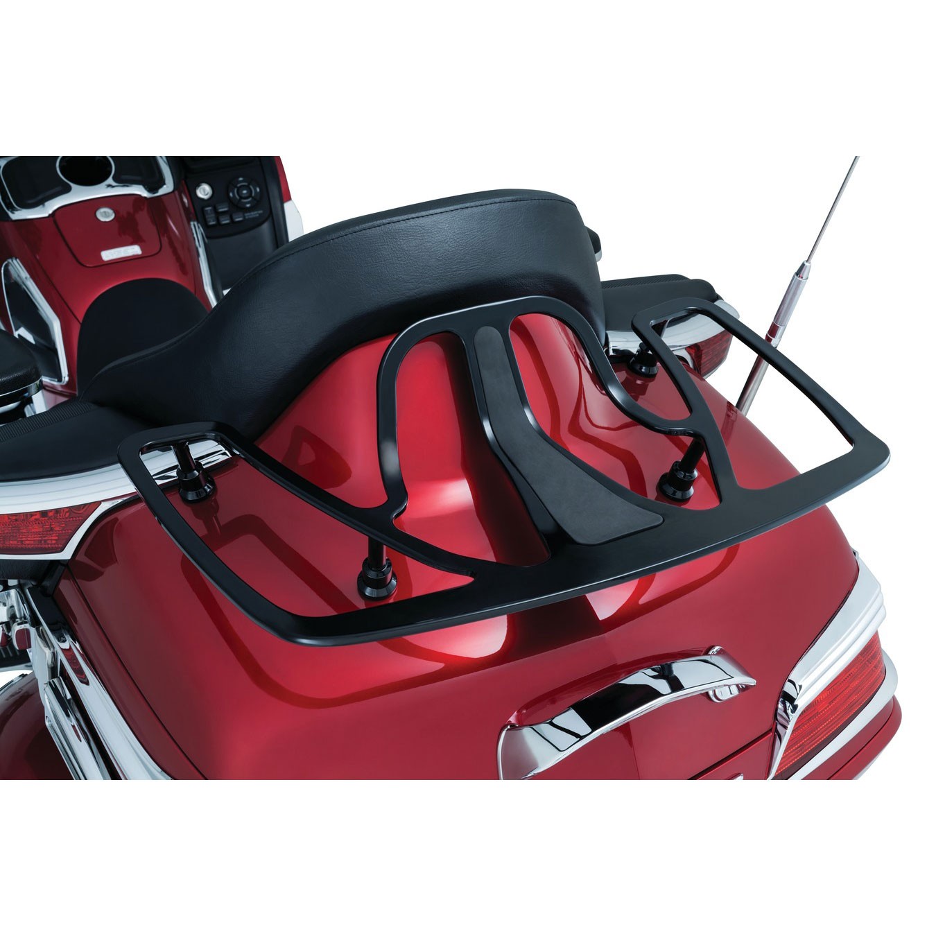 Kuryakyn Luggage Rack Gloss Black - 7157 - Kuryakyn - Brands | FortNine ...