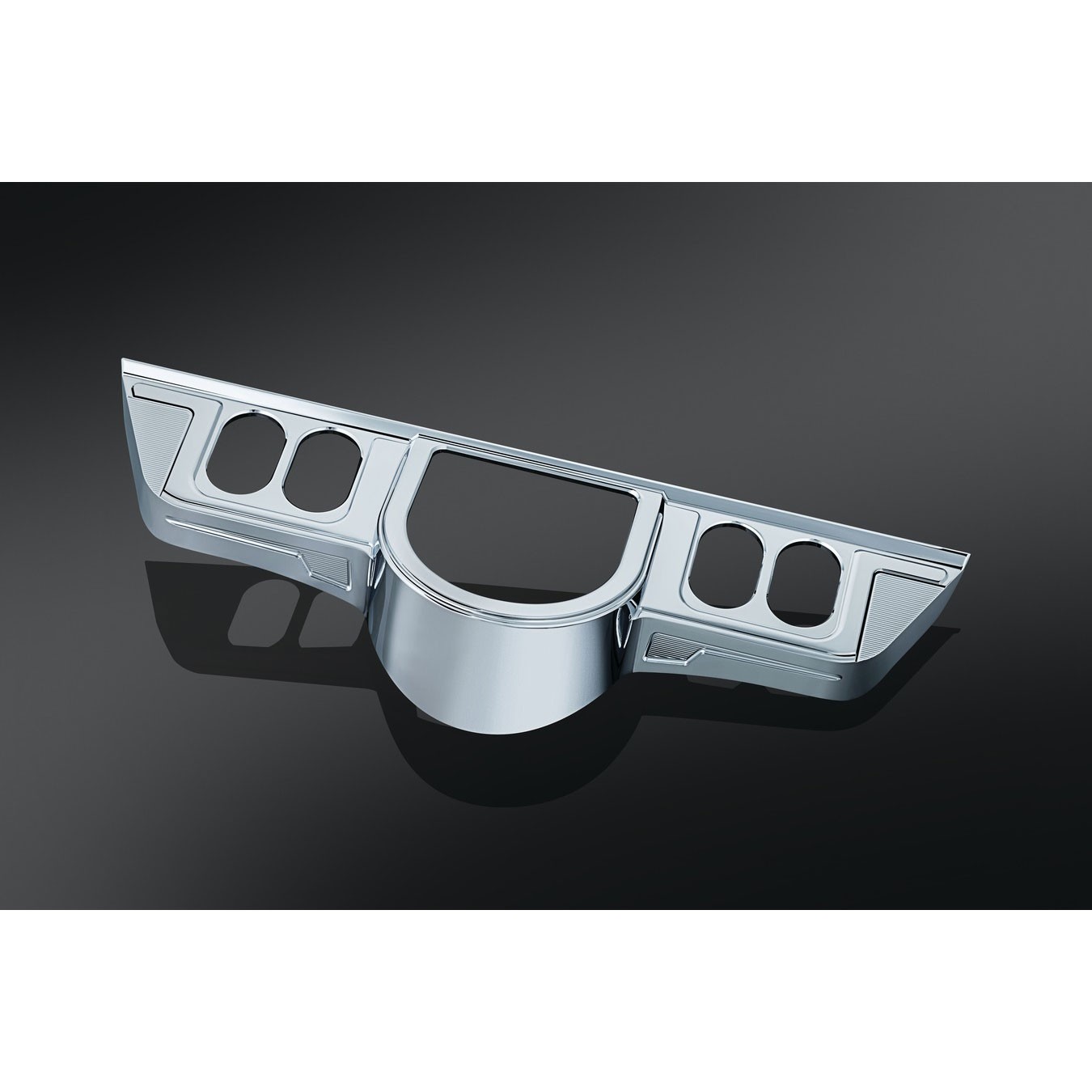 3783 ハーレー クリアキン クローム スイッチパネル アクセント ツーリング Kuryakyn Switch Panel Frame Accent Trim Chrome Harley Kuryakyn