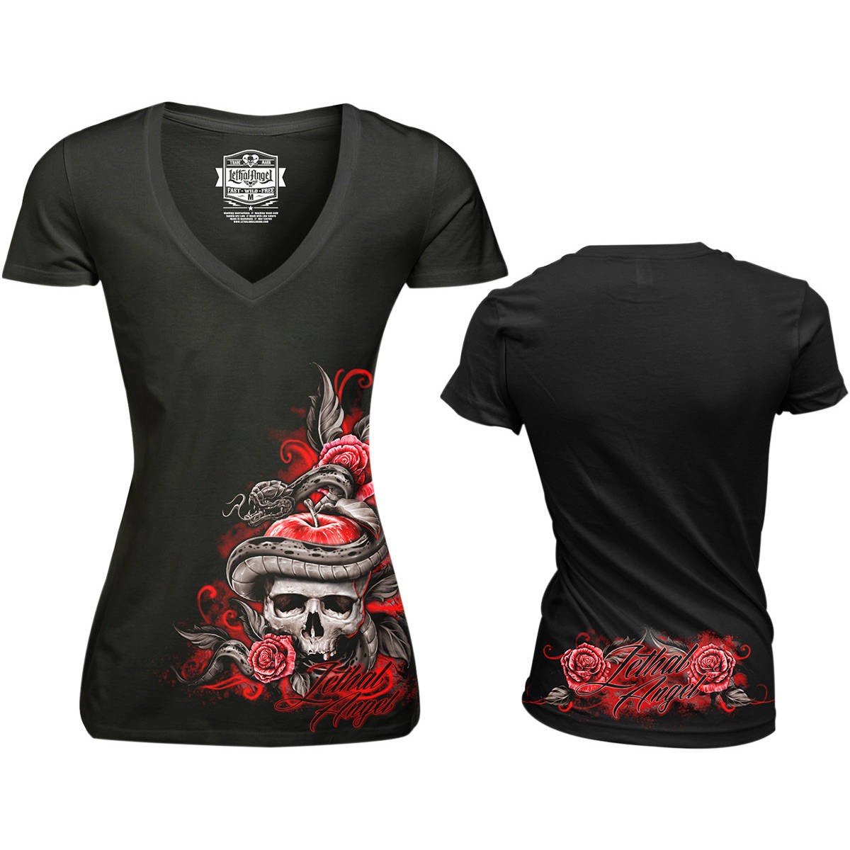 Lethal Threat Womens Original Sin T-Shirt - Shirts - Clothing - Casual ...