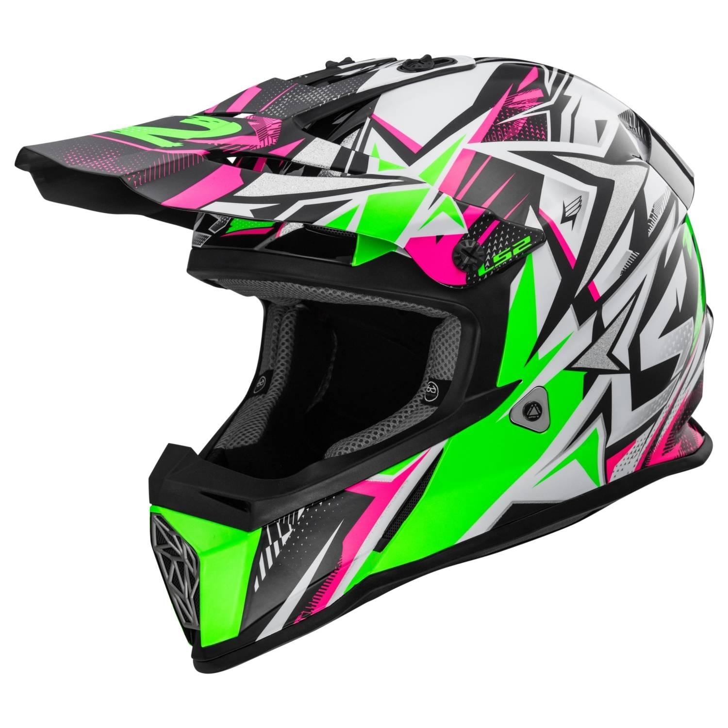 LS2 Womens MX437 Fast V2 Strong Helmet - Helmets - Dirt Bike | FortNine