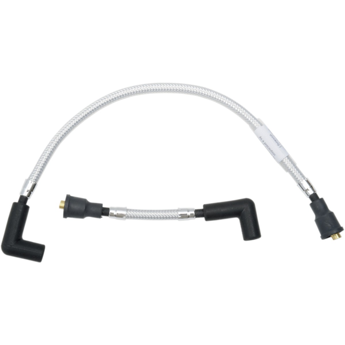 Magnum Braided Spark Plug Wires Length 17" 6 1/2" Chrome 3023C