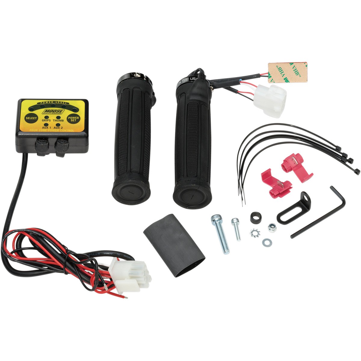 Moose ATV ClampOn Quad Zone Heated Grips 06310155 FortNine Canada