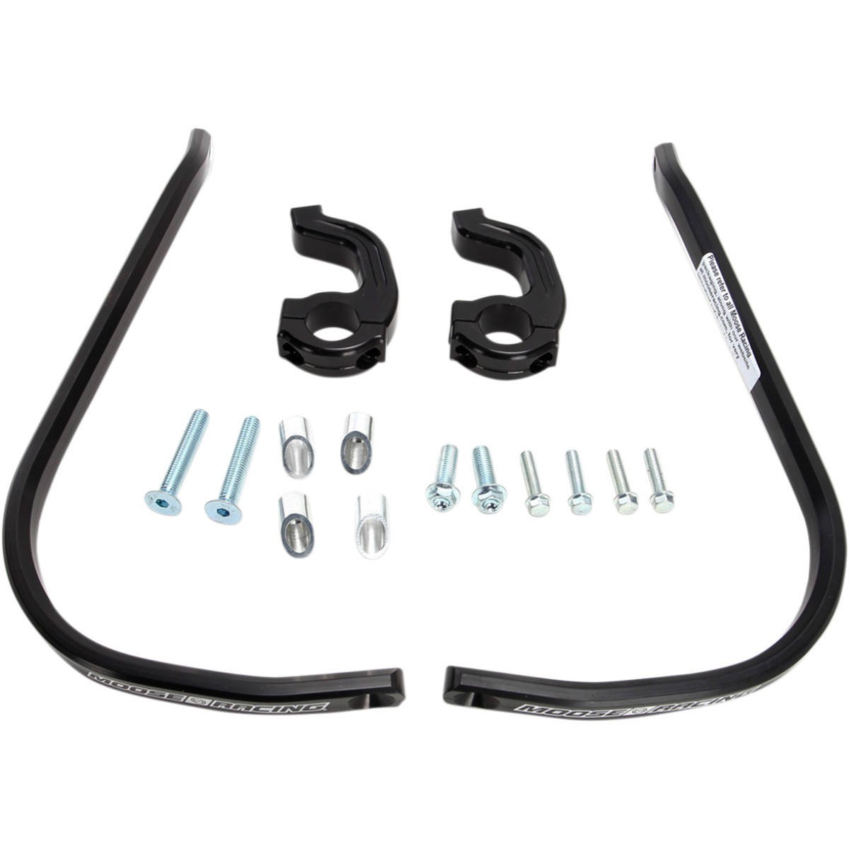 Moose ProTaper Contour Handguards 1 1/8in. Black 06351489 Moose