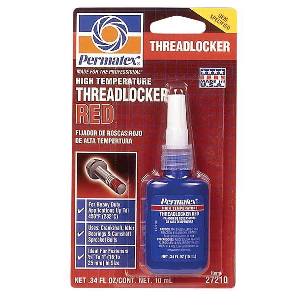 Permatex Red High Temp/High Strength Threadlocker FortNine Canada