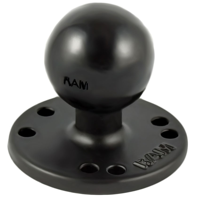 RAM Mounts Round Base (AMPs), 1.5" Ball RAM202 FortNine Canada
