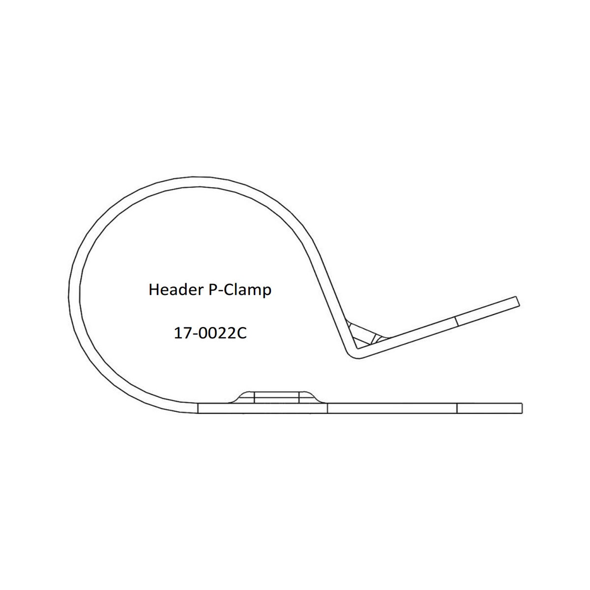 Rinehart Racing 2" Header PClamp 170022C Rinehart Racing Brands