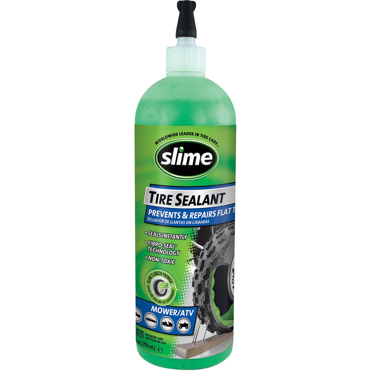 How do you seal a tubeless tire?