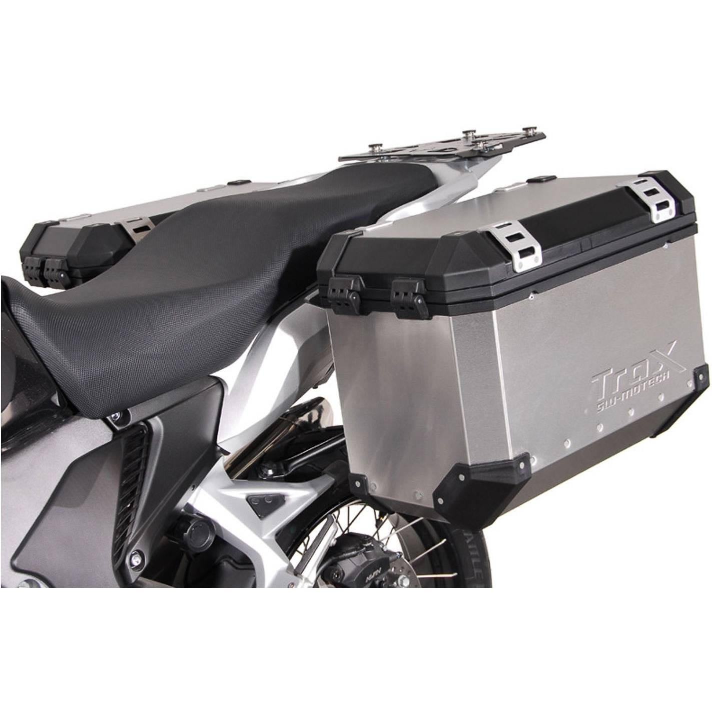 SW-Motech TraX EVO Pannier System Silver - 37 / 37L - KFT.01.660.50000 ...