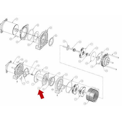 Warn Aluminum ATV Winch Drum Assembly 70202 Winch Components