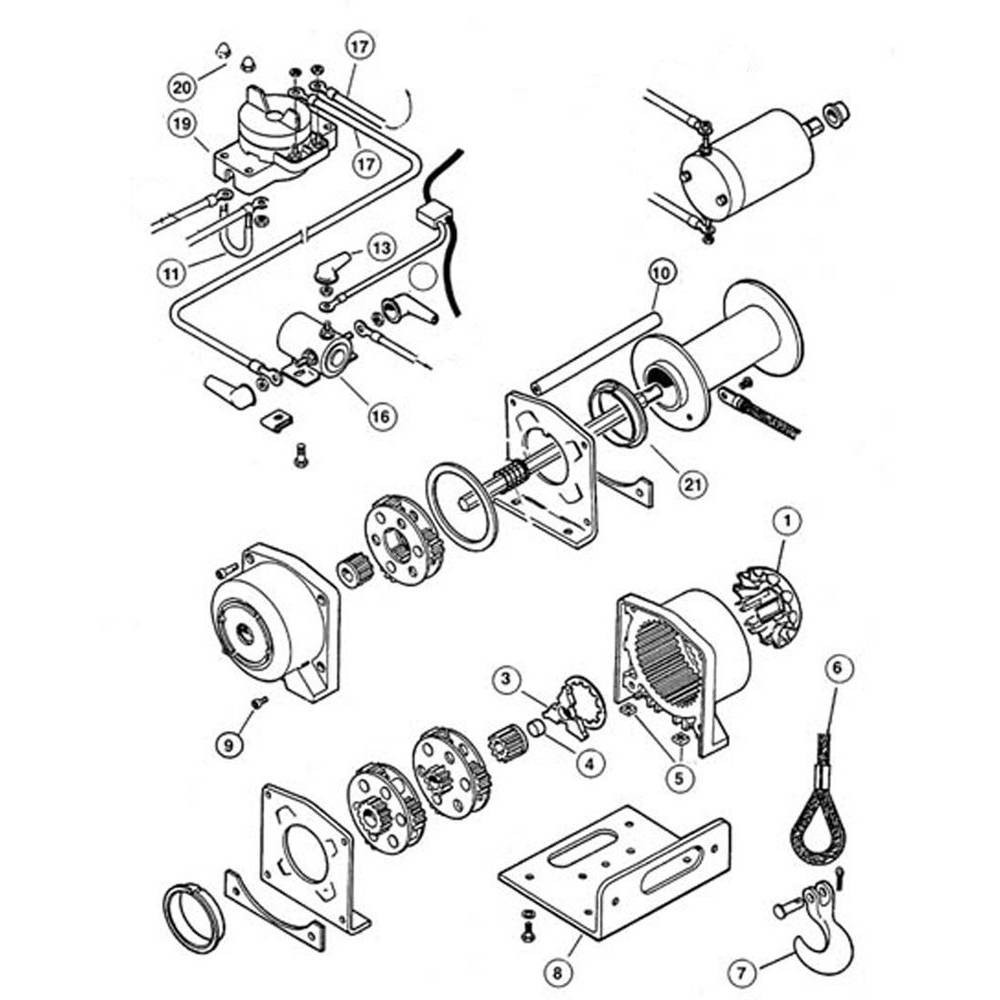 Warn UBolt 21446 Winch Components Winches Parts ATV / UTV FortNine Canada