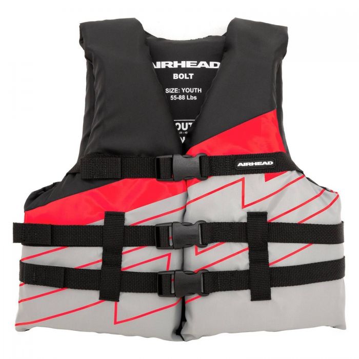 Airhead Youth Bolt 4-Buckle Life Jacket | FortNine Canada