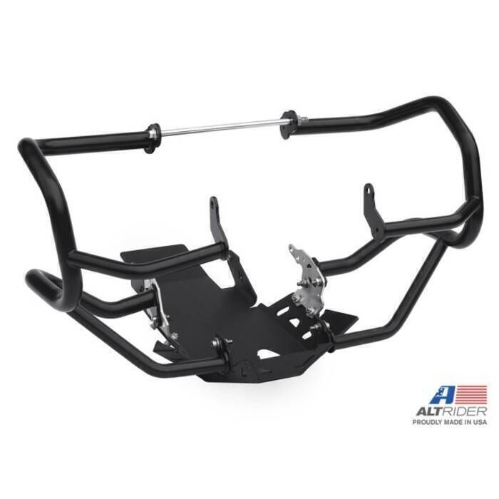 AltRider Crash Bar and Skid Plate System Triple Black Bars/Black Plate