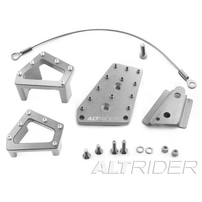 AltRider DualControl Brake System Silver with 22 and 32 mm Risers