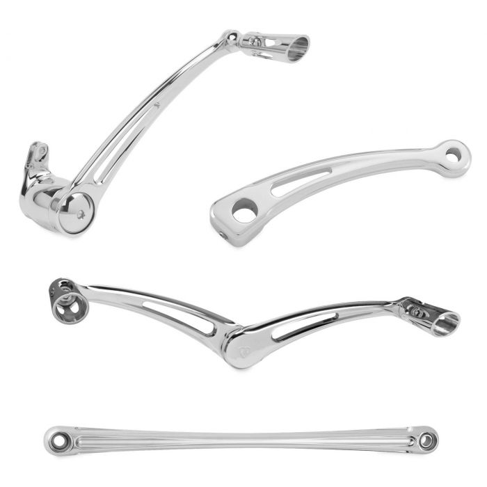 Arlen Ness Deep Cut Foot Control Package Chrome - 91-111 | FortNine Canada