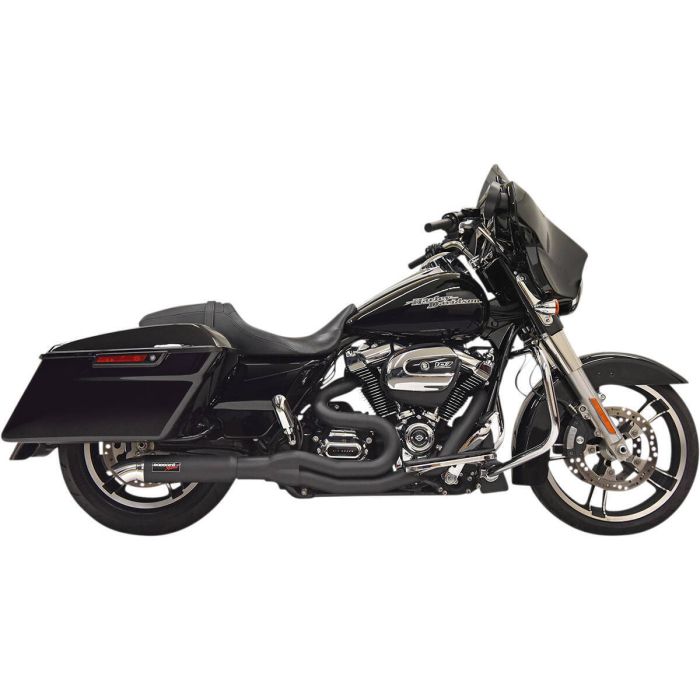 Bassani Road Rage Ii 2 Into 1 With Hot Rod Turnout Exhaust System Black 1f88b Fortnine Canada 