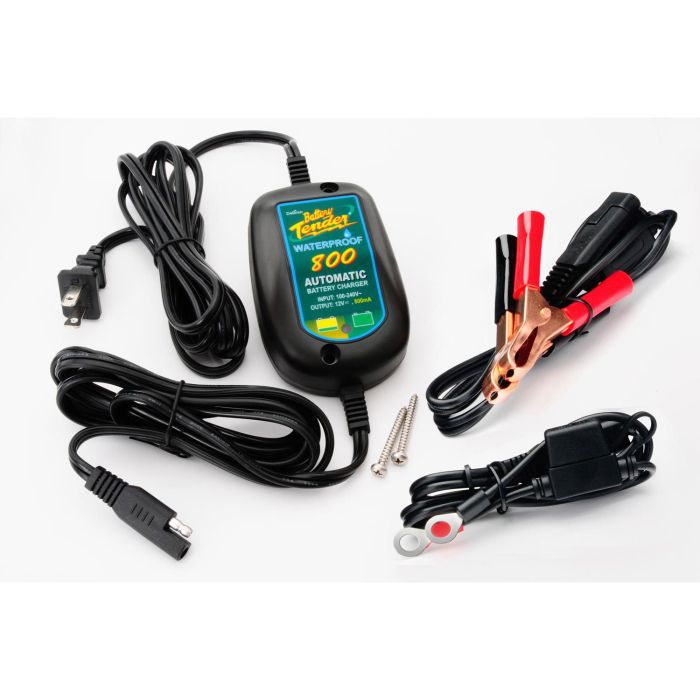 Battery Tender 022-0150-DL-WH Waterproof 12 Volt Fully Automatic Battery Charger 