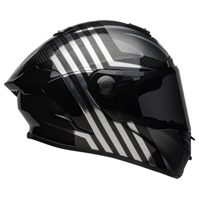 bell race star flex dlx chrome helmet