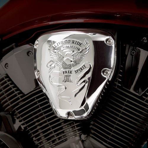 Show Chrome Accessories 81-113 Free Spirit Air Cleaner Cover Show Chrome Accessories 81-113 Free Spirit Air Cleaner Cover