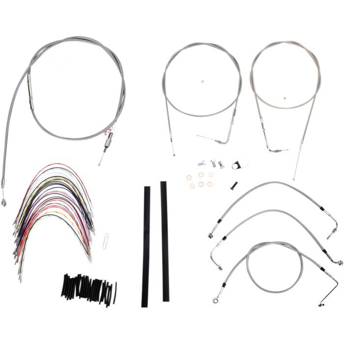 Burly Extended Cable/Brake Line Kit for 18in. Gorilla Handlebars