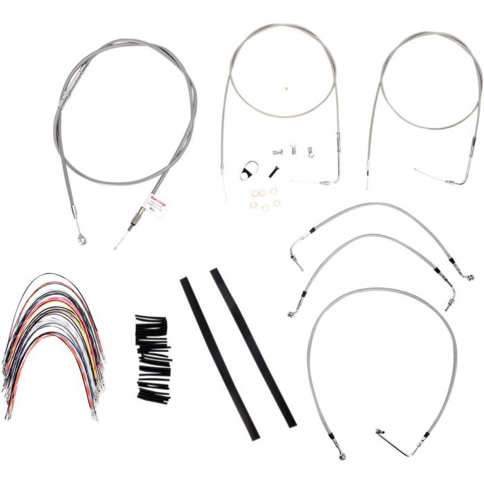 Burly Extended Cable/Brake Line Kit for 18in. Gorilla Handlebars