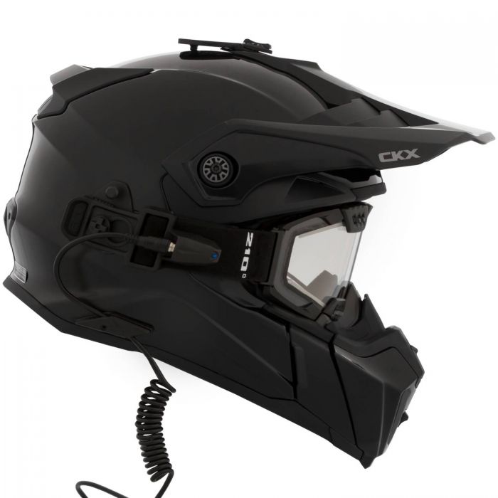 cordless heated snowmobile helmet