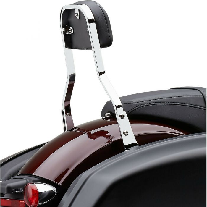 Cobra Detachable Backrest 14" Square Chrome 6022051 Harley Davidson FLSB Sport Glide 107
