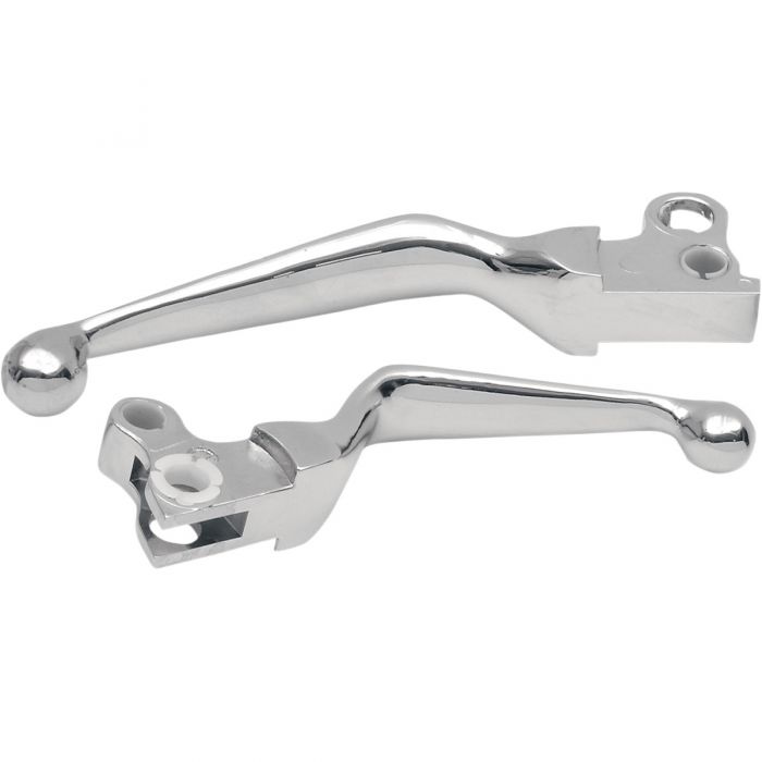 Drag Specialties Wide Blade Lever Set Chrome - DS273145A | FortNine Canada